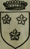 An illustration from A catalogve and succession of the kings, princes, dukes, marquesses, earles, and viscounts of this realme of England, since the Norman conquest, to this present yeere 1622. Together with their armes, wiues, and children; the times of their deaths and burials, with many of their memorable actions (1622)