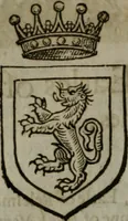 An illustration from A catalogve and succession of the kings, princes, dukes, marquesses, earles, and viscounts of this realme of England, since the Norman conquest, to this present yeere 1622. Together with their armes, wiues, and children; the times of their deaths and burials, with many of their memorable actions (1622)