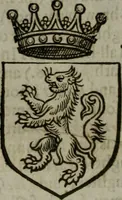 An illustration from A catalogve and succession of the kings, princes, dukes, marquesses, earles, and viscounts of this realme of England, since the Norman conquest, to this present yeere 1622. Together with their armes, wiues, and children; the times of their deaths and burials, with many of their memorable actions (1622)