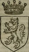 An illustration from A catalogve and succession of the kings, princes, dukes, marquesses, earles, and viscounts of this realme of England, since the Norman conquest, to this present yeere 1622. Together with their armes, wiues, and children; the times of their deaths and burials, with many of their memorable actions (1622)