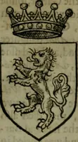 Picture 38 of 547 from A catalogve and succession of the kings, princes, dukes, marquesses, earles, and viscounts of this realme of England, since the Norman conquest, to this present yeere 1622. Together with their armes, wiues, and children; the times of their deaths and burials, with many of their memorable actions (1622), leaf 64