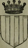 An illustration from A catalogve and succession of the kings, princes, dukes, marquesses, earles, and viscounts of this realme of England, since the Norman conquest, to this present yeere 1622. Together with their armes, wiues, and children; the times of their deaths and burials, with many of their memorable actions (1622)