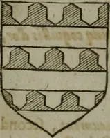 An illustration from A catalogve and succession of the kings, princes, dukes, marquesses, earles, and viscounts of this realme of England, since the Norman conquest, to this present yeere 1622. Together with their armes, wiues, and children; the times of their deaths and burials, with many of their memorable actions (1622)