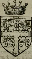 An illustration from A catalogve and succession of the kings, princes, dukes, marquesses, earles, and viscounts of this realme of England, since the Norman conquest, to this present yeere 1622. Together with their armes, wiues, and children; the times of their deaths and burials, with many of their memorable actions (1622)