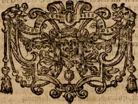 An illustration from Catechesis apostolica, hoc est, S. apostoli Pauli Epistola ad Romanos, commentario perspicuo illustrata : in quo praeter analysin ... textus, multiplices commonefactiones ex textu eruuntue, et ... fundamenta sanae doctrinae monstrantur ... : cum textu graeco-latino, & indice triplici ... (1620)
