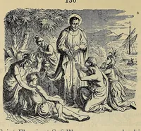 An illustration from A catechism of the Catholic religion, tr. into the Choctaw language .. (1916)