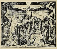 An illustration from A catechism of the Catholic religion, tr. into the Choctaw language .. (1916)