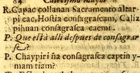 An illustration from Catecismo en la lengua española. Y quichua del Piru. (1603)