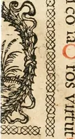 An illustration from Catena aurea virtutum episcopalium : anathema diuinae gloriae ad aras caelestium gratiarum affixum : nec non reverendissimo atque illustrissimo S. Rom. Imperii principi ac domino, D. Francisco Guilielmo episcopo Osnabrugensi et Verdensi, praeposito Ratisbonensi etc., comiti de Wartenberg, domino in Waldt, &c. : cum anno reparatae salutis humanae M.DC.XXXI. novi episcopatus Mindensis, novam mitram, clavemq[ue] sibi a sanctiss. d. n. Urbano papa VIII. oblatam ab invictissimo imperatore Ferdinando II. confirmatam, acceptaret, oblatum ac consecratum ab eiusdem Suae Celsitudinis Collegio Societatis Jesu Osnabrugi fundato (1631)