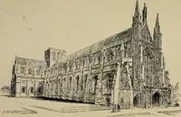 An illustration from Cathedral days : a tour through southern England (1887)