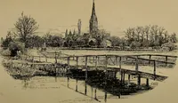 An illustration from Cathedral days : a tour through southern England (1887)