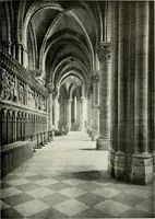 An illustration from Cathedrals and cloisters of the Isle de France : including Bourges, Troyes, Reims and Rouen (1910)