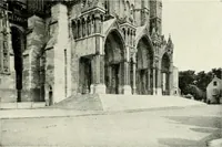 An illustration from Cathedrals and cloisters of the Isle de France : including Bourges, Troyes, Reims and Rouen (1910)