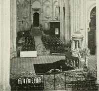 An illustration from Cathedrals and cloisters of the Isle de France : including Bourges, Troyes, Reims and Rouen (1910)