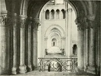 An illustration from Cathedrals and cloisters of the Isle de France : including Bourges, Troyes, Reims and Rouen (1910)