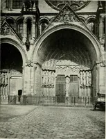 An illustration from Cathedrals and cloisters of the Isle de France : including Bourges, Troyes, Reims and Rouen (1910)