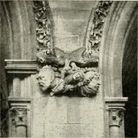 An illustration from Cathedrals and cloisters of the Isle de France : including Bourges, Troyes, Reims and Rouen (1910)