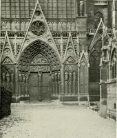 An illustration from Cathedrals and cloisters of the Isle de France : including Bourges, Troyes, Reims and Rouen (1910)