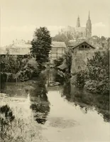 An illustration from Cathedrals and cloisters of the Isle de France : including Bourges, Troyes, Reims and Rouen (1910)