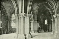 An illustration from Cathedrals and cloisters of the Isle de France : including Bourges, Troyes, Reims and Rouen (1910)