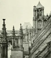 An illustration from Cathedrals and cloisters of the Isle de France : including Bourges, Troyes, Reims and Rouen (1910)