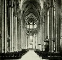 An illustration from Cathedrals and cloisters of the Isle de France : including Bourges, Troyes, Reims and Rouen (1910)