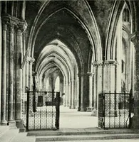 An illustration from Cathedrals and cloisters of the Isle de France : including Bourges, Troyes, Reims and Rouen (1910)