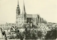 An illustration from Cathedrals and cloisters of the Isle de France : including Bourges, Troyes, Reims and Rouen (1910)