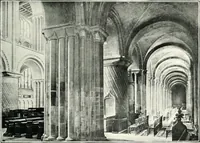 An illustration from The Cathedrals of England and Wales : their history, architecture, and associations ; with a series of Rembrandt plates and many illustrations in the text (1906)