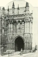 An illustration from The Cathedrals of England and Wales : their history, architecture, and associations ; with a series of Rembrandt plates and many illustrations in the text (1906)