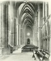 An illustration from The Cathedrals of England and Wales : their history, architecture, and associations ; with a series of Rembrandt plates and many illustrations in the text (1906)