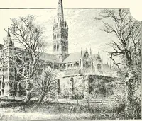 An illustration from The Cathedrals of England and Wales : their history, architecture, and associations ; with a series of Rembrandt plates and many illustrations in the text (1906)