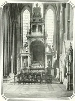 An illustration from The Cathedrals of England and Wales : their history, architecture, and associations ; with a series of Rembrandt plates and many illustrations in the text (1906)