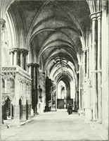 An illustration from The Cathedrals of England and Wales : their history, architecture, and associations ; with a series of Rembrandt plates and many illustrations in the text (1906)