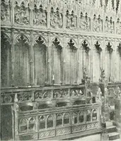 An illustration from The Cathedrals of England and Wales : their history, architecture, and associations ; with a series of Rembrandt plates and many illustrations in the text (1906)