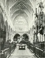 An illustration from The Cathedrals of England and Wales : their history, architecture, and associations ; with a series of Rembrandt plates and many illustrations in the text (1906)