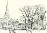 An illustration from The Cathedrals of England and Wales : their history, architecture, and associations ; with a series of Rembrandt plates and many illustrations in the text (1906)