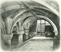 An illustration from The Cathedrals of England and Wales : their history, architecture, and associations ; with a series of Rembrandt plates and many illustrations in the text (1906)