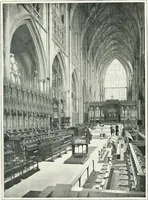 An illustration from The Cathedrals of England and Wales : their history, architecture, and associations ; with a series of Rembrandt plates and many illustrations in the text (1906)