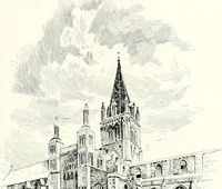 An illustration from The Cathedrals of England and Wales : their history, architecture, and associations ; with a series of Rembrandt plates and many illustrations in the text (1906)