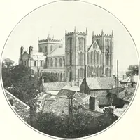 An illustration from The Cathedrals of England and Wales : their history, architecture, and associations ; with a series of Rembrandt plates and many illustrations in the text (1906)
