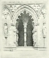 An illustration from The Cathedrals of England and Wales : their history, architecture, and associations ; with a series of Rembrandt plates and many illustrations in the text (1906)