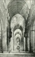 An illustration from The Cathedrals of England and Wales : their history, architecture, and associations ; with a series of Rembrandt plates and many illustrations in the text (1906)