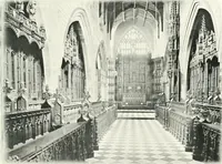 An illustration from The Cathedrals of England and Wales : their history, architecture, and associations ; with a series of Rembrandt plates and many illustrations in the text (1906)