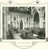 An illustration from The Cathedrals of England and Wales : their history, architecture, and associations ; with a series of Rembrandt plates and many illustrations in the text (1906)