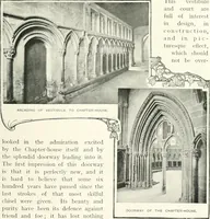 An illustration from The Cathedrals of England and Wales : their history, architecture, and associations ; with a series of Rembrandt plates and many illustrations in the text (1906)