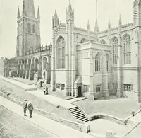 An illustration from The Cathedrals of England and Wales : their history, architecture, and associations ; with a series of Rembrandt plates and many illustrations in the text (1906)