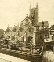 An illustration from The Cathedrals of England and Wales : their history, architecture, and associations ; with a series of Rembrandt plates and many illustrations in the text (1906)