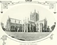 An illustration from The Cathedrals of England and Wales : their history, architecture, and associations ; with a series of Rembrandt plates and many illustrations in the text (1906)