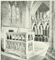 An illustration from The Cathedrals of England and Wales : their history, architecture, and associations ; with a series of Rembrandt plates and many illustrations in the text (1906)